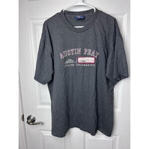 Jansport Austin Peay State University Tee Shirt, Size Large Dark Gray